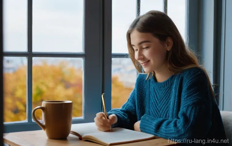 DELF와 Goethe Zertifikat의 비교 - **Prompt 1: French Language Dreamer**
    A bright, cozy room bathed in soft, warm light from a wind...