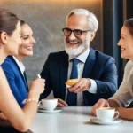 프랑스어와 독일어 실무에 필요한 기본 소양 - **Prompt:** A vibrant, split-scene image illustrating the contrasting cultural communication styles ...