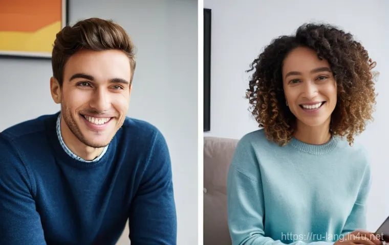 독일어 말하기 능력 향상법 - **Prompt 2: Immersive German Learning at Home**
    "A male, around 25-30 years old, with short, dar...